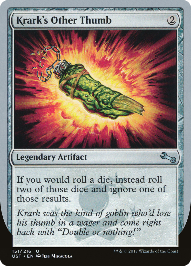 Krark's Other Thumb (151) Foil - Unstable