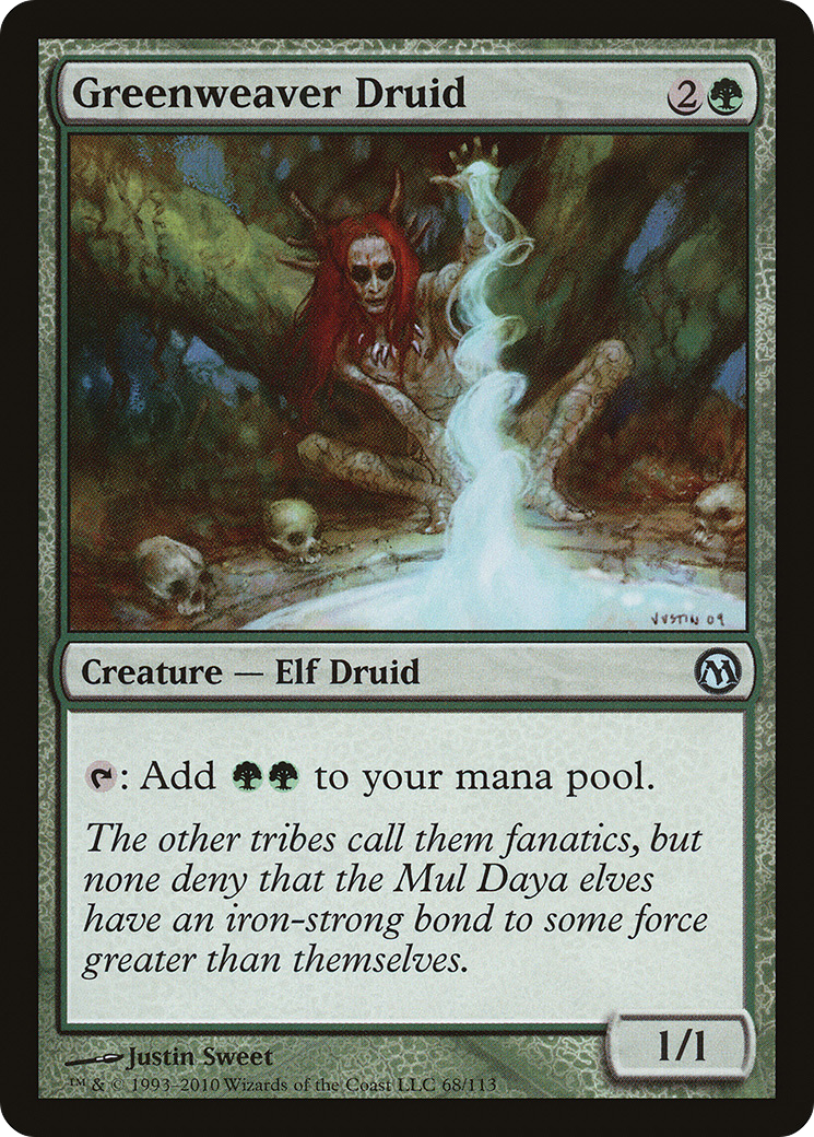 Greenweaver Druid (068) - Duels of the Planeswalkers