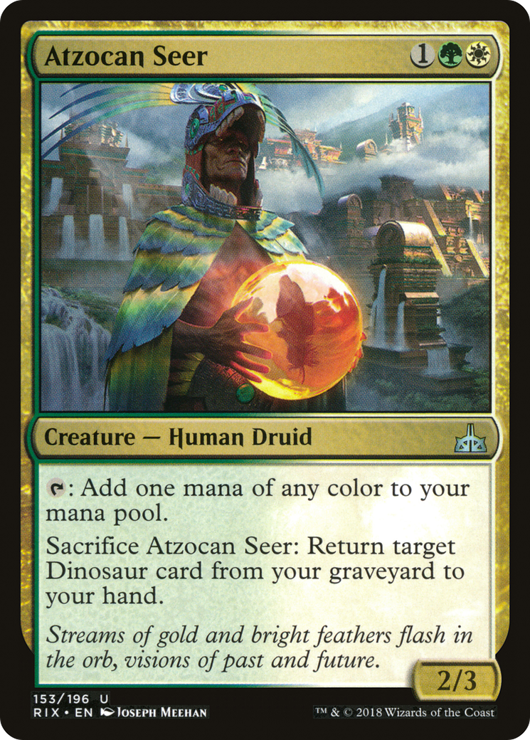 Atzocan Seer [Rivals of Ixalan] | Silver Goblin