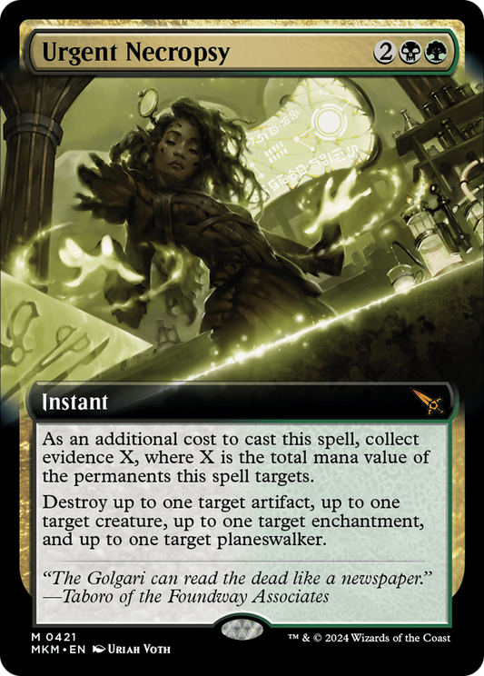 Urgent Necropsy: (Extended Art) (421)