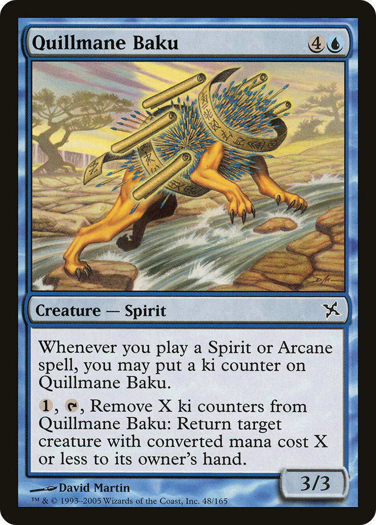 Quillmane Baku (048) Foil - Betrayers of Kamigawa