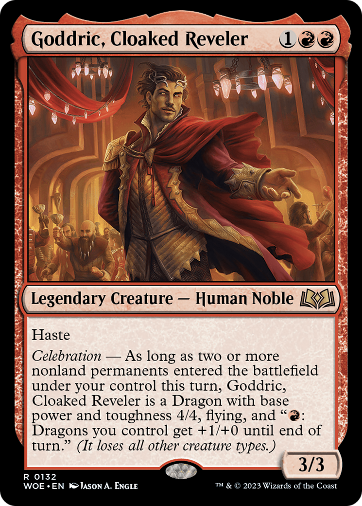 Goddric, Cloaked Reveler (132) - Wilds of Eldraine