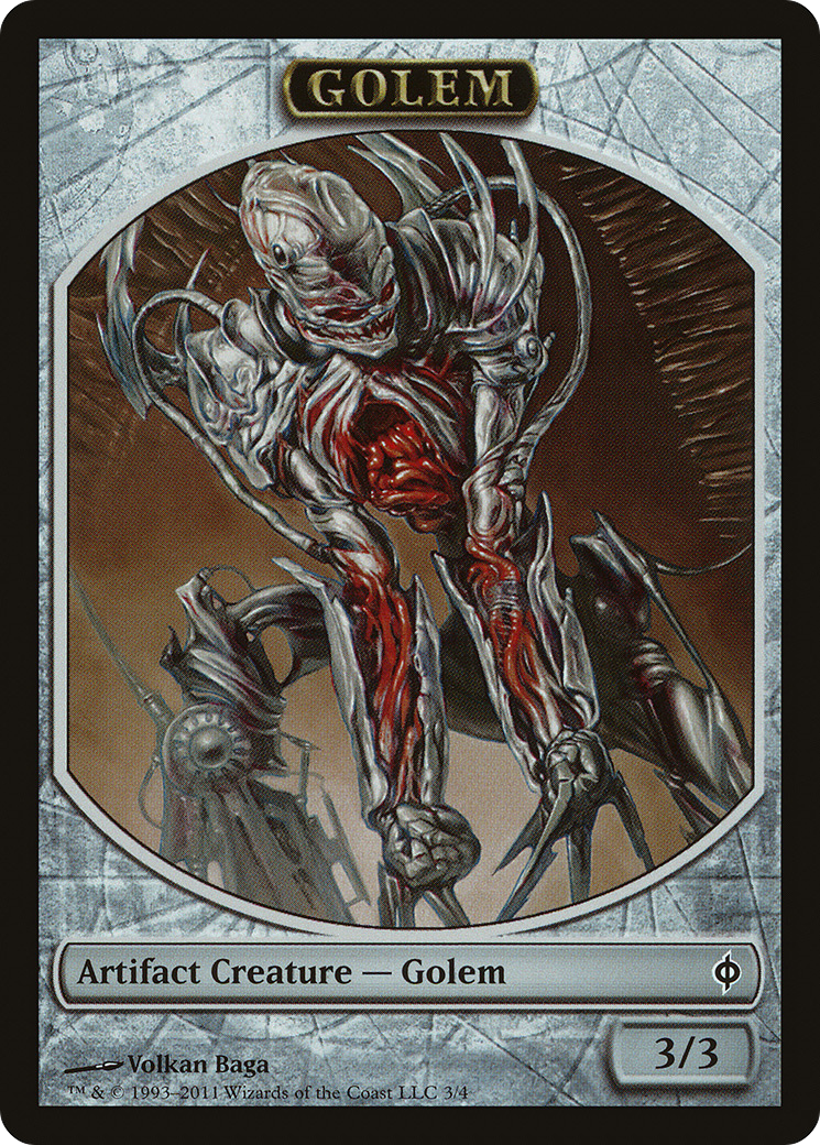 Golem Token (003) - New Phyrexia Tokens