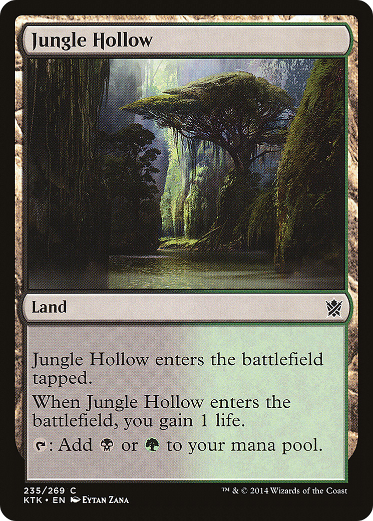 Jungle Hollow (235) - Khans of Tarkir
