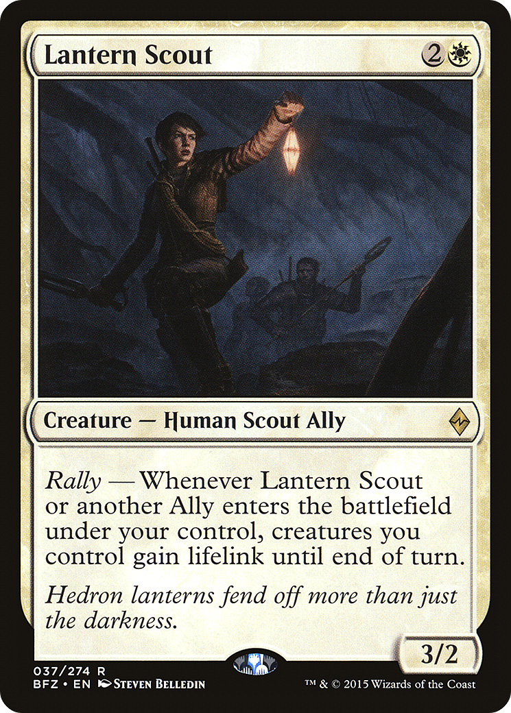 Lantern Scout (037) Foil - Battle for Zendikar