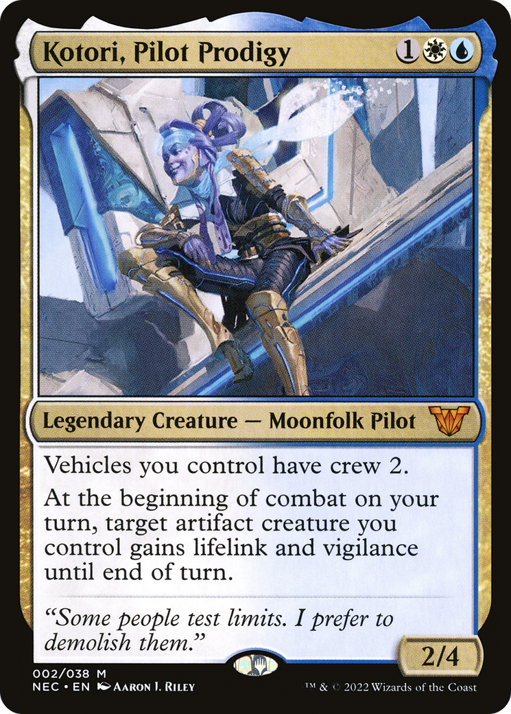 Kotori, Pilot Prodigy [Kamigawa: Neon Dynasty Commander] Foil