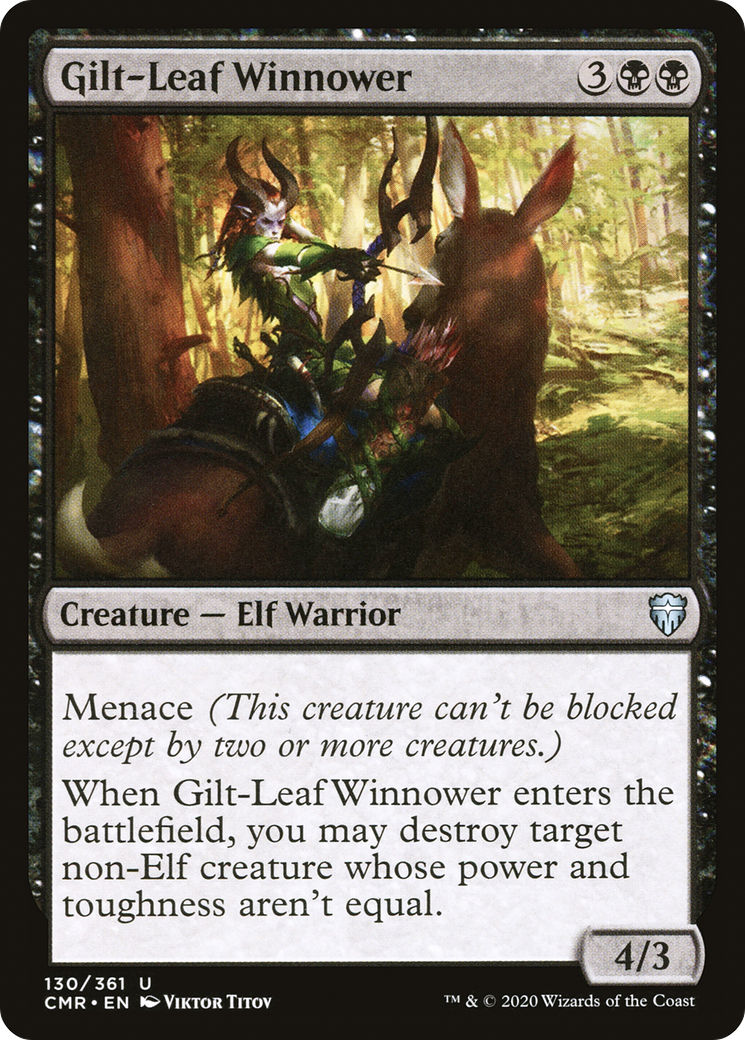 Gilt-Leaf Winnower (130) Foil - Commander Legends