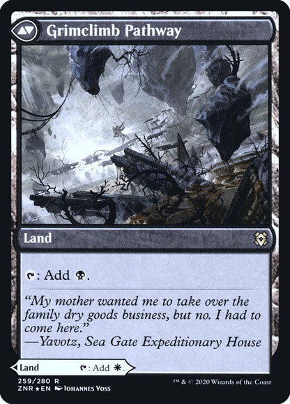 Brightclimb Pathway // Grimclimb Pathway (259s) Foil - Zendikar Rising Promos