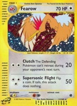 Fearow (11) Reverse Holofoil - Expedition