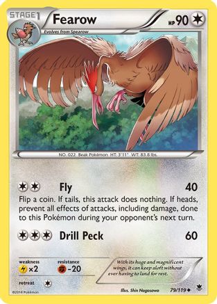 Fearow (79) Reverse Holofoil - Phantom Forces