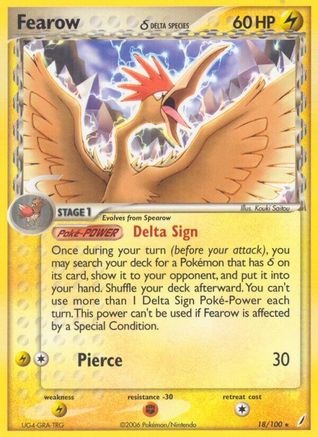 Fearow (Delta Species) (18) - Crystal Guardians