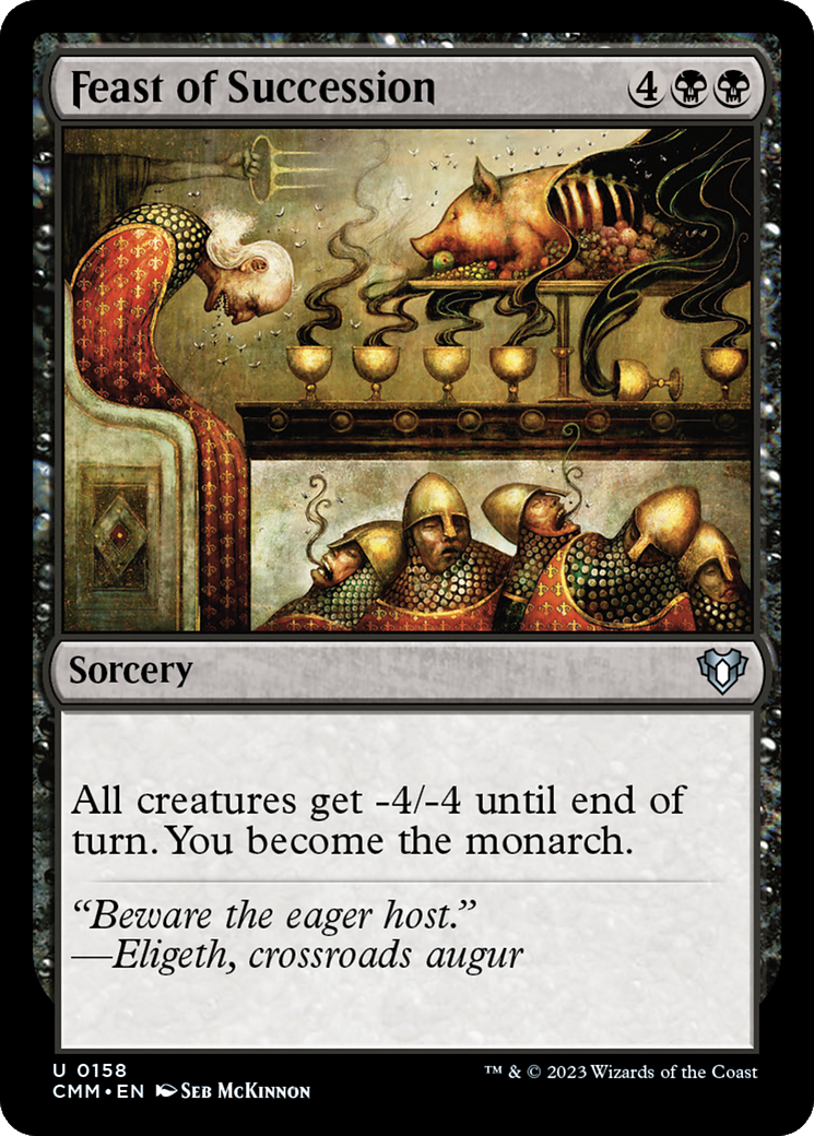 Feast of Succession (158) Foil - Commander Masters