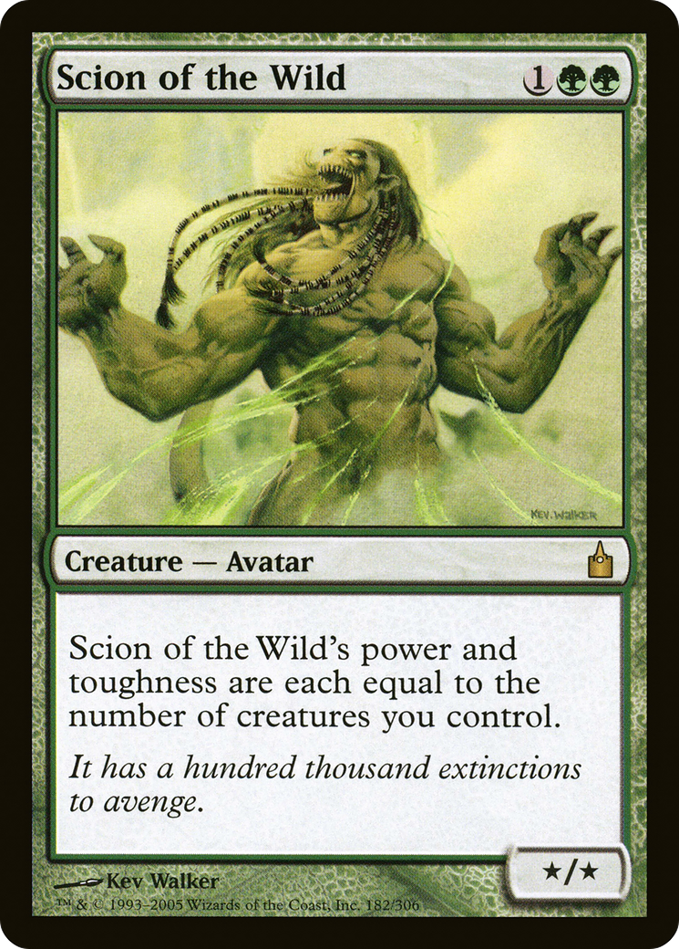 Scion of the Wild (182) Foil - Ravnica: City of Guilds