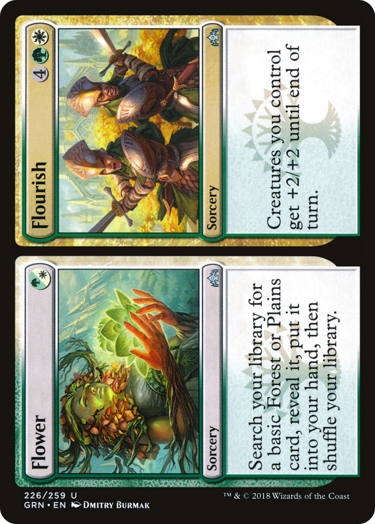 Flower // Flourish (226) Foil - Guilds of Ravnica