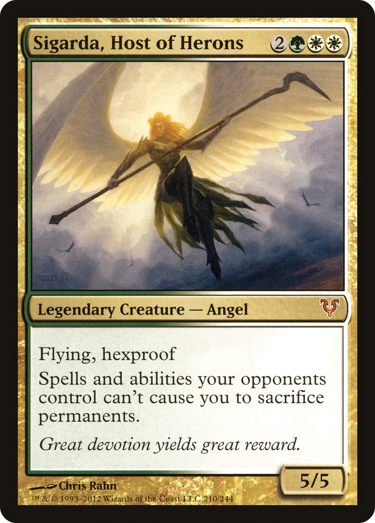 Sigarda, Host of Herons (210) - Avacyn Restored