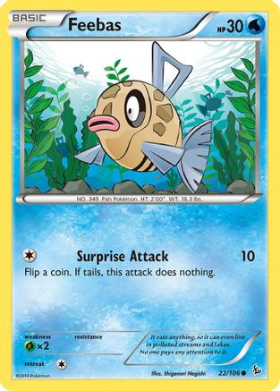 Feebas (22) Reverse Holofoil - Flashfire