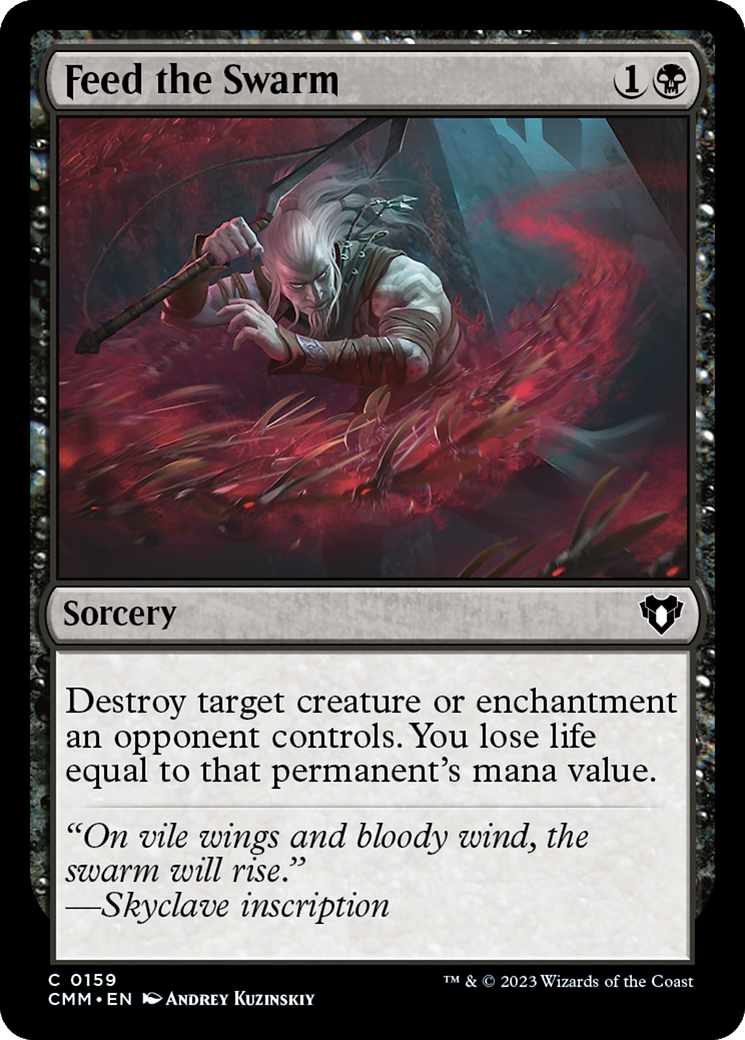 Feed the Swarm (159) Foil - Commander Masters