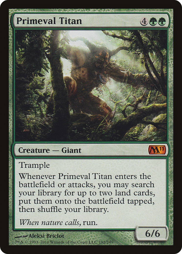 Primeval Titan (192) Foil - Magic 2011