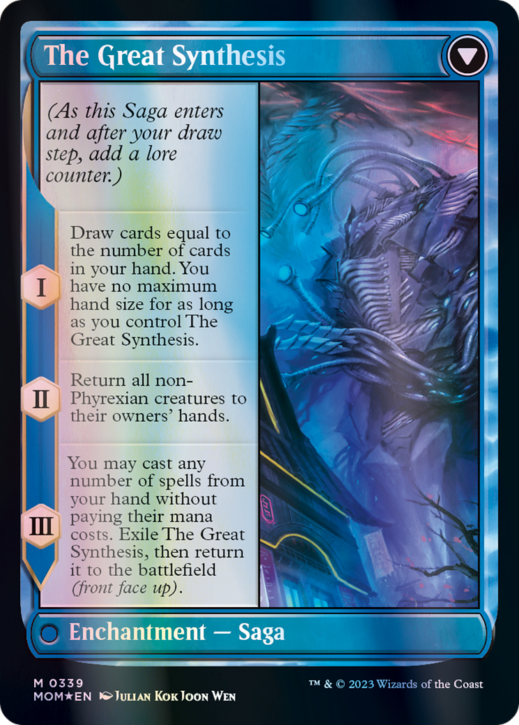 Jin-Gitaxias // The Great Synthesis (339) Foil - March of the Machine