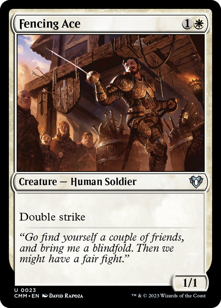 Fencing Ace (023) - Commander Masters