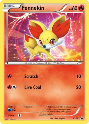 Fennekin (XY02) Holofoil - Black Star Promos