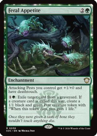 Feral Appetite (038) - Commander: Secrets of Strixhaven