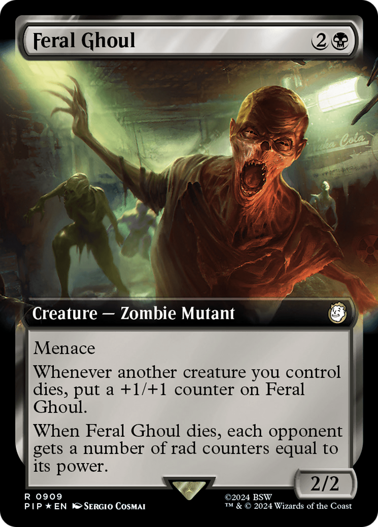 Feral Ghoul (Extended Art) (909) Surge Foil - Fallout