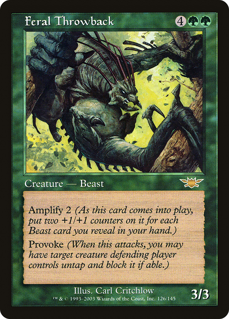 Feral Throwback (126) - Legions
