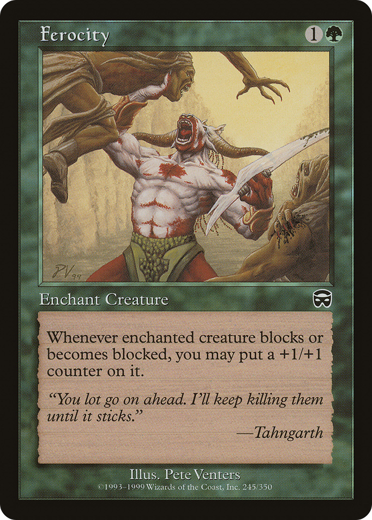 Ferocity (245) - Mercadian Masques