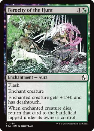 Ferocity of the Hunt (134) Foil - Reality Fracture