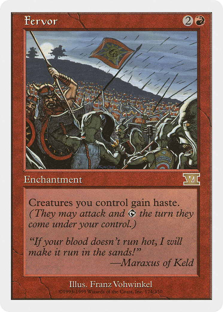 Fervor (174) - Classic Sixth Edition