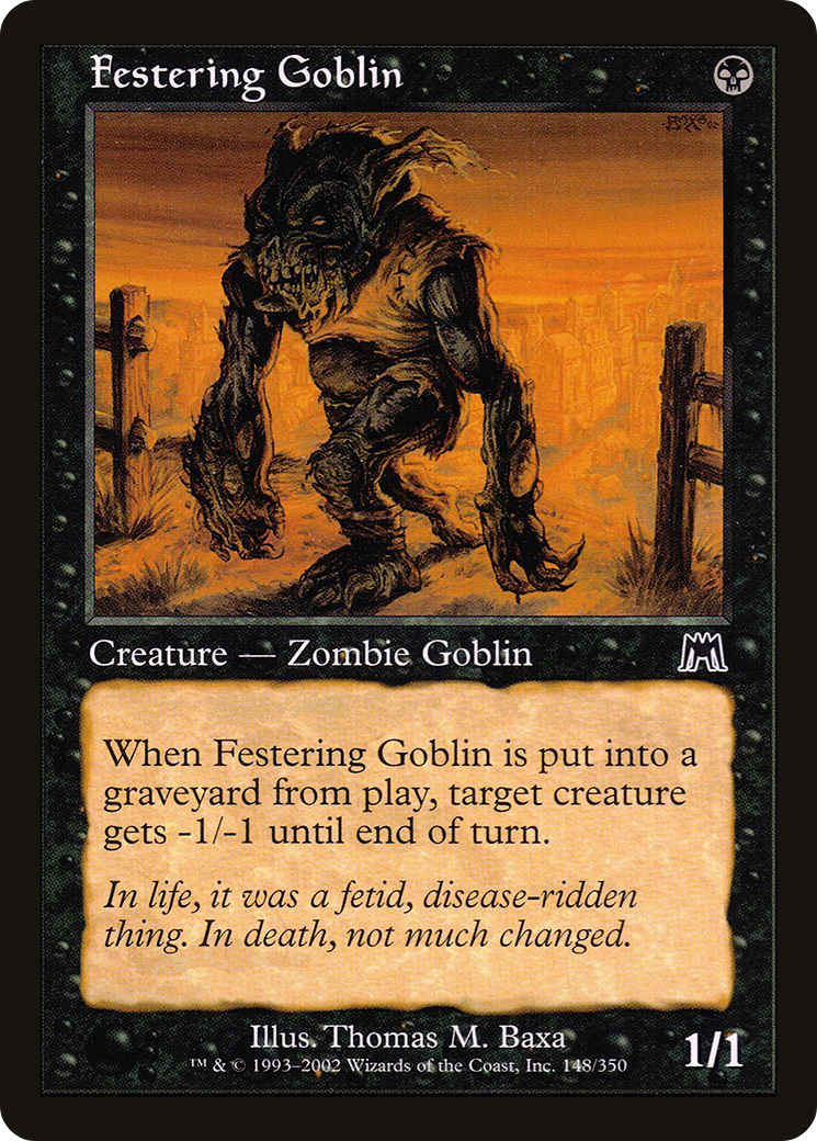 Festering Goblin (148) Foil - Onslaught