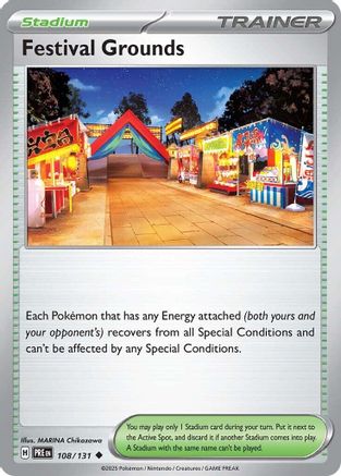 Festival Grounds (108) Reverse Holofoil - Prismatic Evolutions