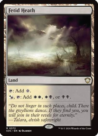Fetid Heath (372) - Commander: Secrets of Strixhaven