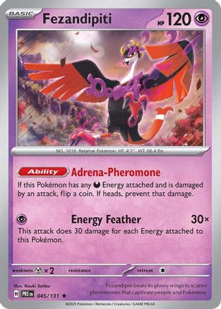 Fezandipiti (45) Reverse Holofoil - Prismatic Evolutions