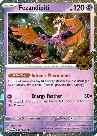 Fezandipiti (Cosmos Holo) (96) Holofoil - Trick or Trade BOOster Bundle