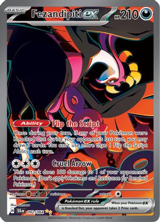 Fezandipiti ex (Alternate Full Art) (92) Holofoil - Shrouded Fable