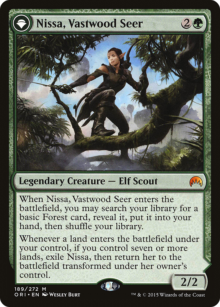 Nissa, Vastwood Seer (189) - Magic Origins