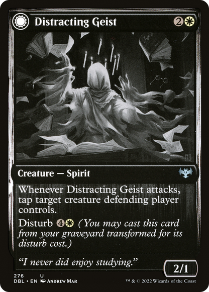 Distracting Geist // Clever Distraction (276) - Innistrad: Double Feature