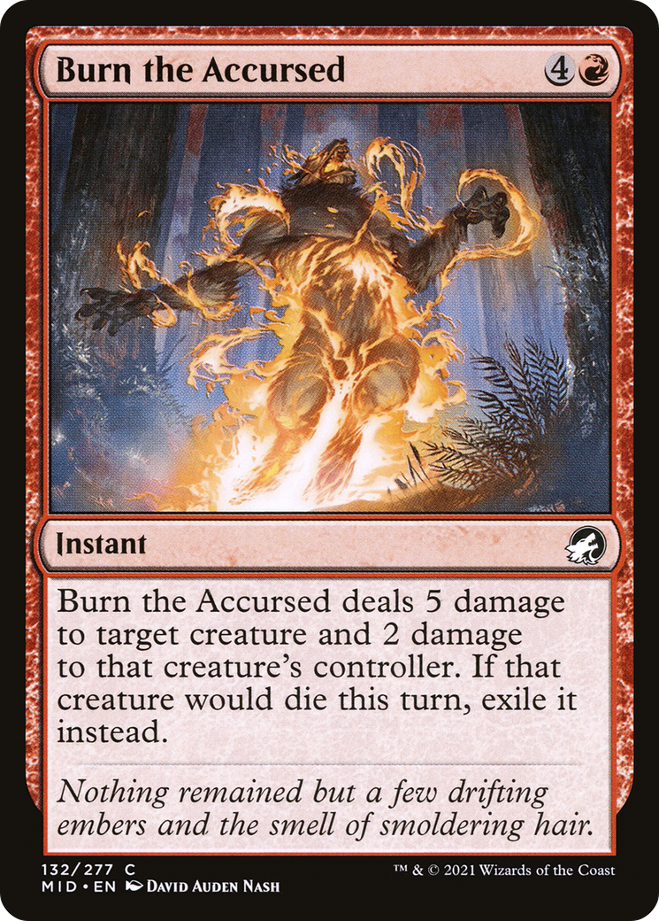 Burn the Accursed [Innistrad: Midnight Hunt] Foil