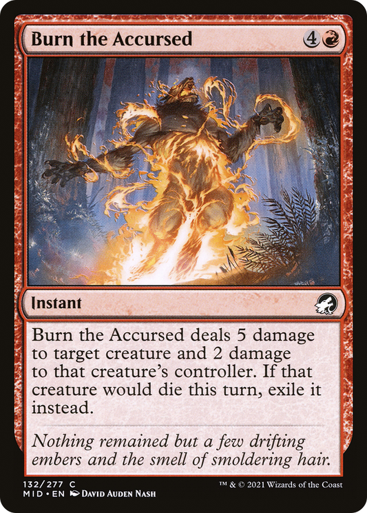 Burn the Accursed [Innistrad: Midnight Hunt] Foil
