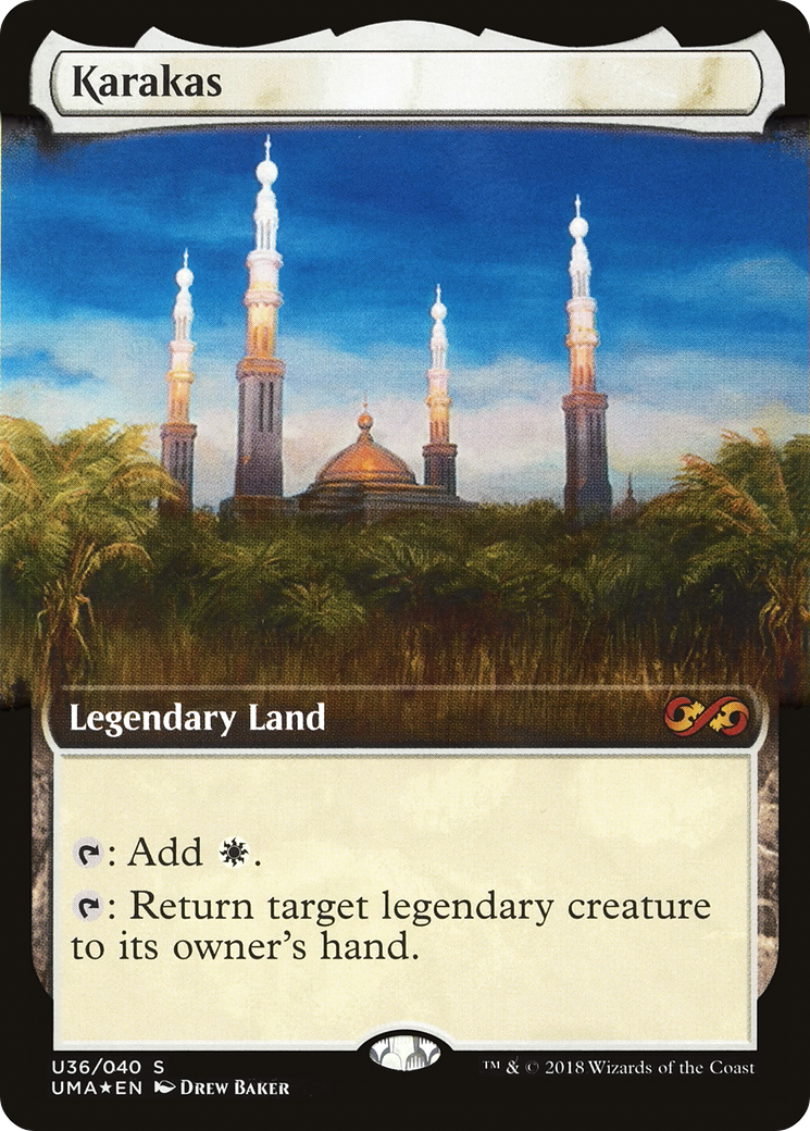 Karakas (Extended Art) (U36) Foil - Ultimate Box Topper