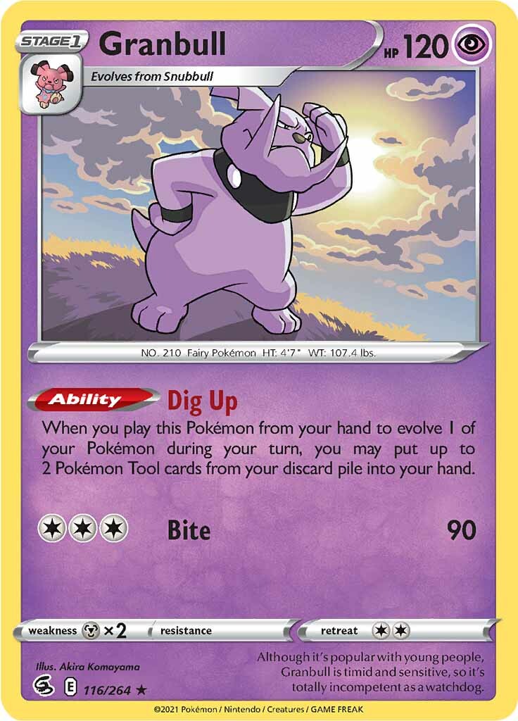 Granbull (116/264) [Sword & Shield: Fusion Strike] | Silver Goblin