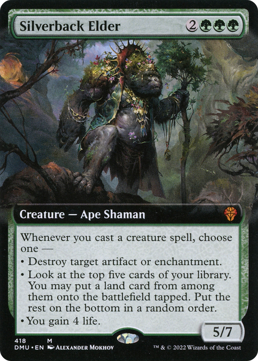 Silverback Elder (Extended Art) [Dominaria United] Foil