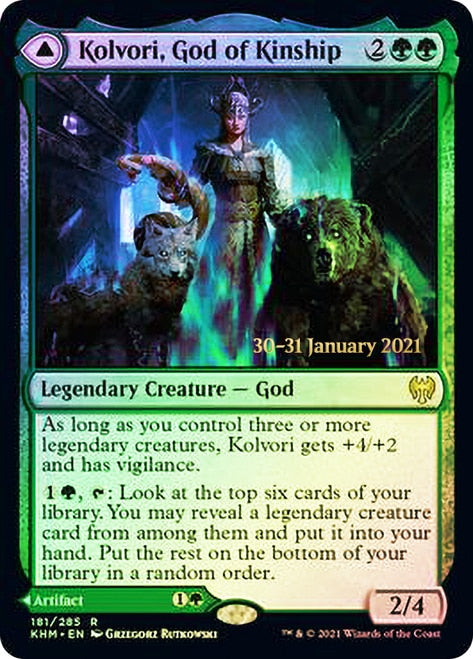 Kolvori, God of Kinship (181) Foil - Kaldheim Promos