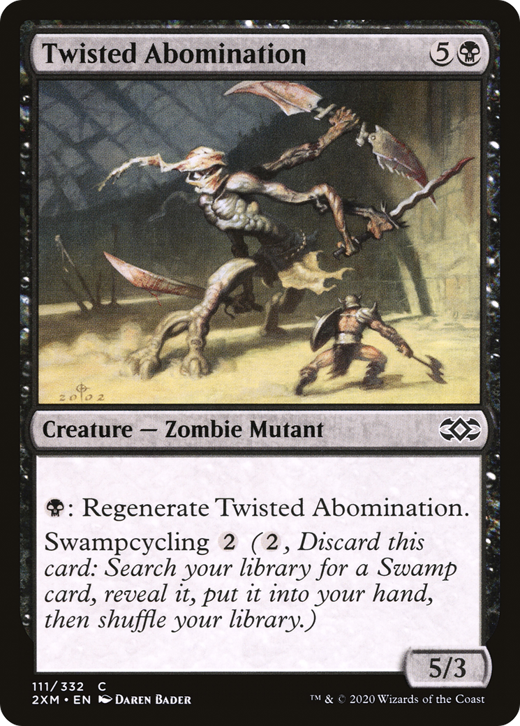 Twisted Abomination (111) Foil - Double Masters
