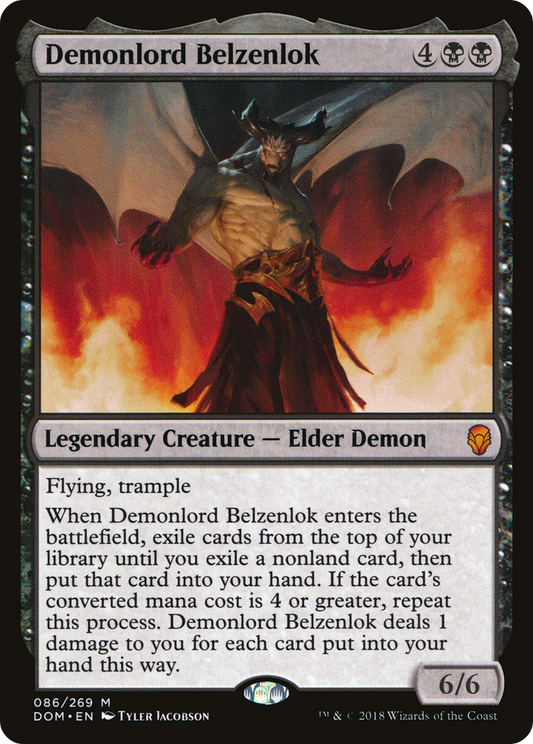 Demonlord Belzenlok [Dominaria] Foil