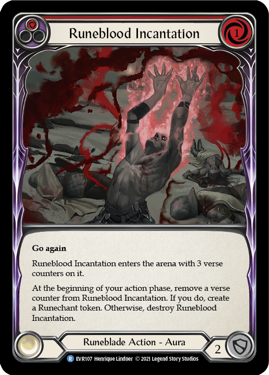 Runeblood Incantation (Red) [EVR107] (Everfest)  1st Edition Normal | Silver Goblin