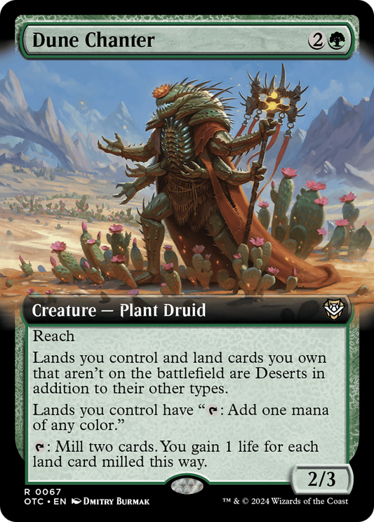 Dune Chanter (Extended Art) (067) - Outlaws of Thunder Junction Commander