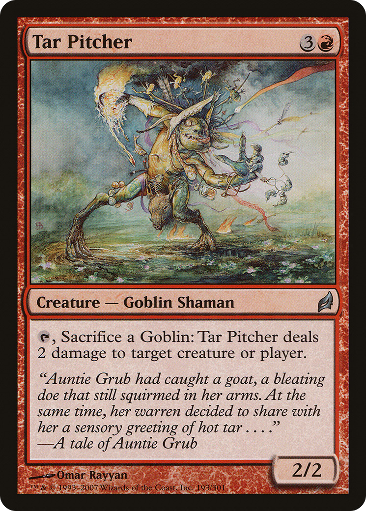 Tar Pitcher (193) Foil - Lorwyn